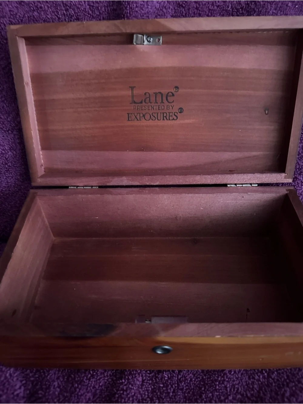 Lane Cedar Chest Jewelry Trinket Box